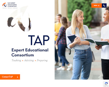 Screenshot Image of the TAP Expert Educational Consortium Website